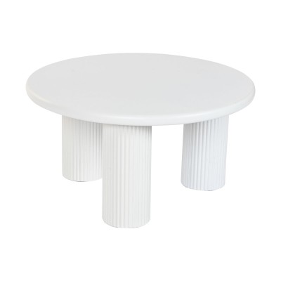 Table d'appoint Home ESPRIT Blanc 75 x 75 x 40 cm