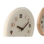 Horloge Murale Home ESPRIT Beige Naturel Bois 30 x 5 x 30 cm (2 Unités)