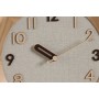 Wall Clock Home ESPRIT Beige Natural Wood 30 x 5 x 30 cm (2 Units)