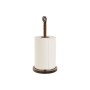 Kitchen Paper holder Home ESPRIT Natural Polyurethane Acacia 15 x 15 x 33 cm