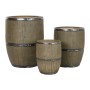 Cache-pot Home ESPRIT Marron Magnésium Cottage 47 x 47 x 61 cm (3 Pièces)