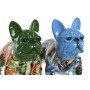 Decorative Figure Home ESPRIT Blue Green Multicolour Dog (2 Units)