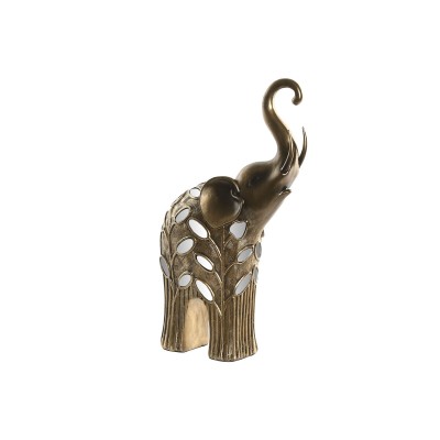 Figurine Décorative Home ESPRIT Bronze Eléphant 22,5 X 10,5 X 37,5 CM