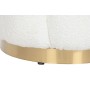 Repose-pied Home ESPRIT Blanc Polyester Métal 65 x 65 x 35 cm