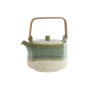 Teapot Home ESPRIT White Green Bamboo Porcelain 1 L