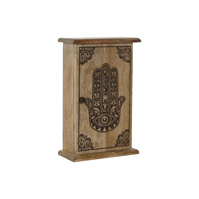 Armoire à clés Home ESPRIT Naturel 18 x 7,5 x 28 cm