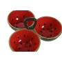 Snack Bowl Home ESPRIT Red Green Stoneware Watermelon 23 x 22 x 10,5 cm