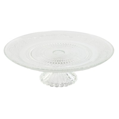 Assiette plate Home ESPRIT Transparent Verre 29 x 29 x 9,2 cm