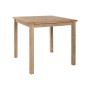 Table de Salle à Manger Home ESPRIT Marron Teck 80 x 80 x 77 cm
