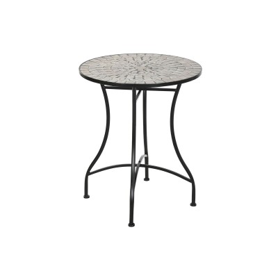 Side table Home ESPRIT Black Multicolour 60 x 60 x 72 cm
