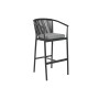 Tabouret Home ESPRIT Aluminium rotin synthétique 57 x 61 x 108 cm