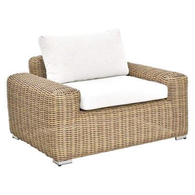 Garden sofa Home ESPRIT Beige Light brown 111 x 87 x 63 cm