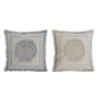 Cushion Home ESPRIT Blue Beige 45 x 10 x 45 cm (2 Units)