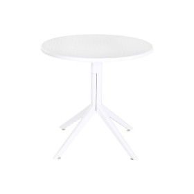 Table de Salle à Manger Home ESPRIT Blanc Métal polypropylène 80 x 80 x 75 cm