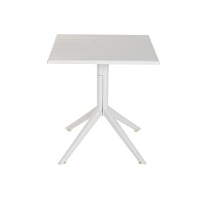 Table de Salle à Manger Home ESPRIT Gris Métal polypropylène 70 x 70 x 75 cm