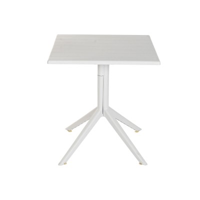 Table de Salle à Manger Home ESPRIT Gris Métal polypropylène 70 x 70 x 75 cm