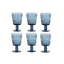 Set de Verres Home ESPRIT Bleu Verre 345 ml (6 Unités)