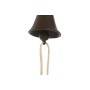 Cloche Home ESPRIT Marron Noir Corde Fer 14,5 x 7,5 x 18,5 cm