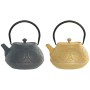 Teapot Home ESPRIT Yellow Turquoise Stainless steel Iron 1,2 L (2 Units)