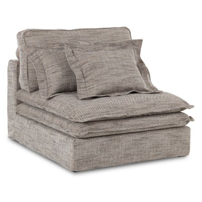 Module de canapé Home ESPRIT Marron Clair 102 X 120 X 95 CM Central