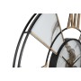 Wall Clock Home ESPRIT White Black Golden Metal 142 X 9 X 142 cm