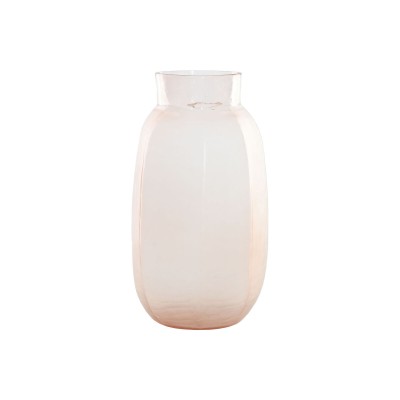 Vase Home ESPRIT Rose Verre Moderne 23 x 23 x 44 cm