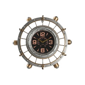 Horloge Murale Home ESPRIT Doré Argenté Fer Vintage 48 x 11 x 44,5 cm