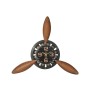 Wall Clock Home ESPRIT Brown Black Metal Helices Vintage 118 x 24 x 134 cm