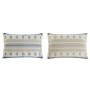 Cushion Home ESPRIT Blue Beige 60 x 10 x 45 cm (2 Units)