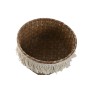Basket set Home ESPRIT Natural Fibre Boho Worn 16 x 16 x 6 cm