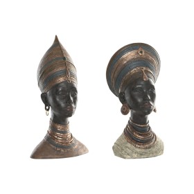 Decorative Figure Home ESPRIT Brown African Woman 30 x 20 x 53 cm (2 Units)