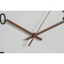 Horloge Murale Home ESPRIT Blanc Marron Naturel PVC 30 x 4 x 30 cm (2 Unités)