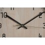 Horloge Murale Home ESPRIT Marron Naturel PVC Bois 30 x 4 x 30 cm (2 Unités)
