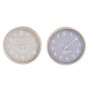 Wall Clock Home ESPRIT Beige Grey PVC 30 x 4 x 30 cm (2 Units)
