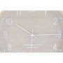 Horloge Murale Home ESPRIT Beige Gris PVC 30 x 4 x 30 cm (2 Unités)