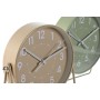 Table clock Home ESPRIT Beige (2 Units)