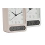 Horloge de table Home ESPRIT Blanc (2 Unités)