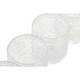 Set of glasses Home ESPRIT Transparent Crystal With relief 360 ml (6 Units)