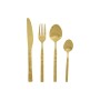 Cutlery Home ESPRIT Golden Stainless steel 15 x 7 x 24 cm 16 Pieces