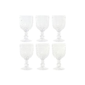 Set of cups Home ESPRIT Transparent Crystal 270 ml (6 Units)