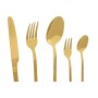 Cutlery Home ESPRIT Golden Stainless steel 17 x 7 x 24 cm 20 Pieces