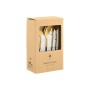 Cutlery Home ESPRIT Golden Stainless steel 17 x 7 x 24 cm 20 Pieces