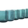 Set of glasses Home ESPRIT Turquoise Crystal 320 ml (6 Units)