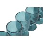Set of cups Home ESPRIT Turquoise Crystal 300 ml (6 Units)
