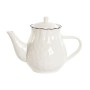 Théière Home ESPRIT Blanc Marron Porcelaine 1 L