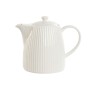 Théière Home ESPRIT Blanc Porcelaine 1 L