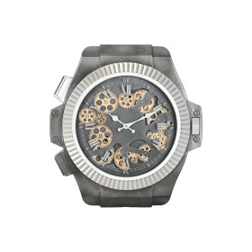 Horloge Murale Home ESPRIT Noir Argenté Fer