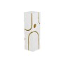 Pedestal Home ESPRIT White Golden Modern 25 x 25 x 80 cm