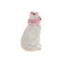 Decorative Figure Home ESPRIT Blue White Pink Cat 13,5 X 13 X 19,5 CM (2 Units)