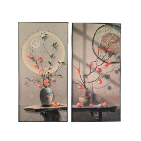 Cadre Home ESPRIT Aluminium Bois MDF 80 x 3,5 x 160 cm